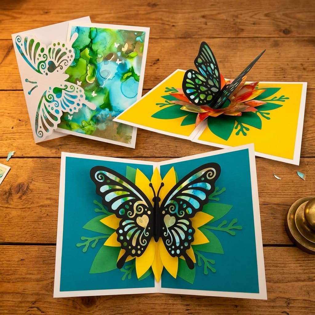 Butterfly pop-up card