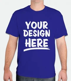 tshirt with space for custom design
